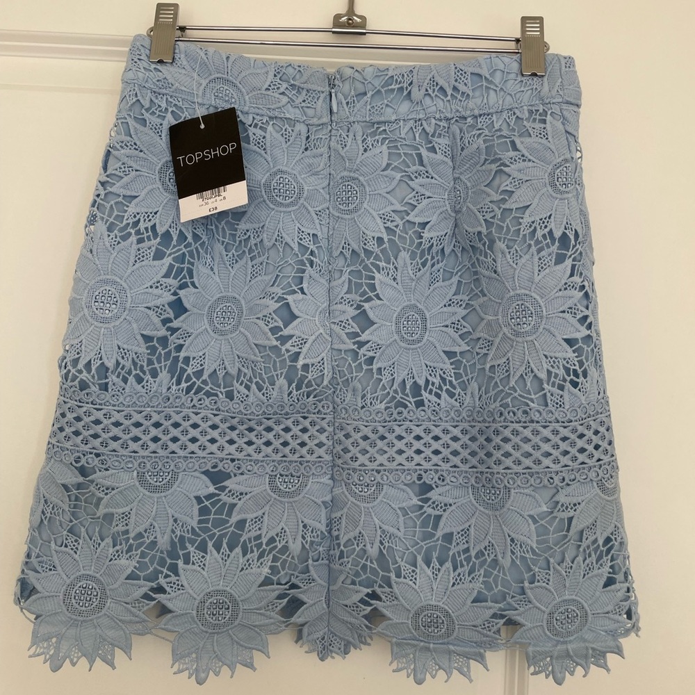 NWT Topshop Blue Skirt - Size 4